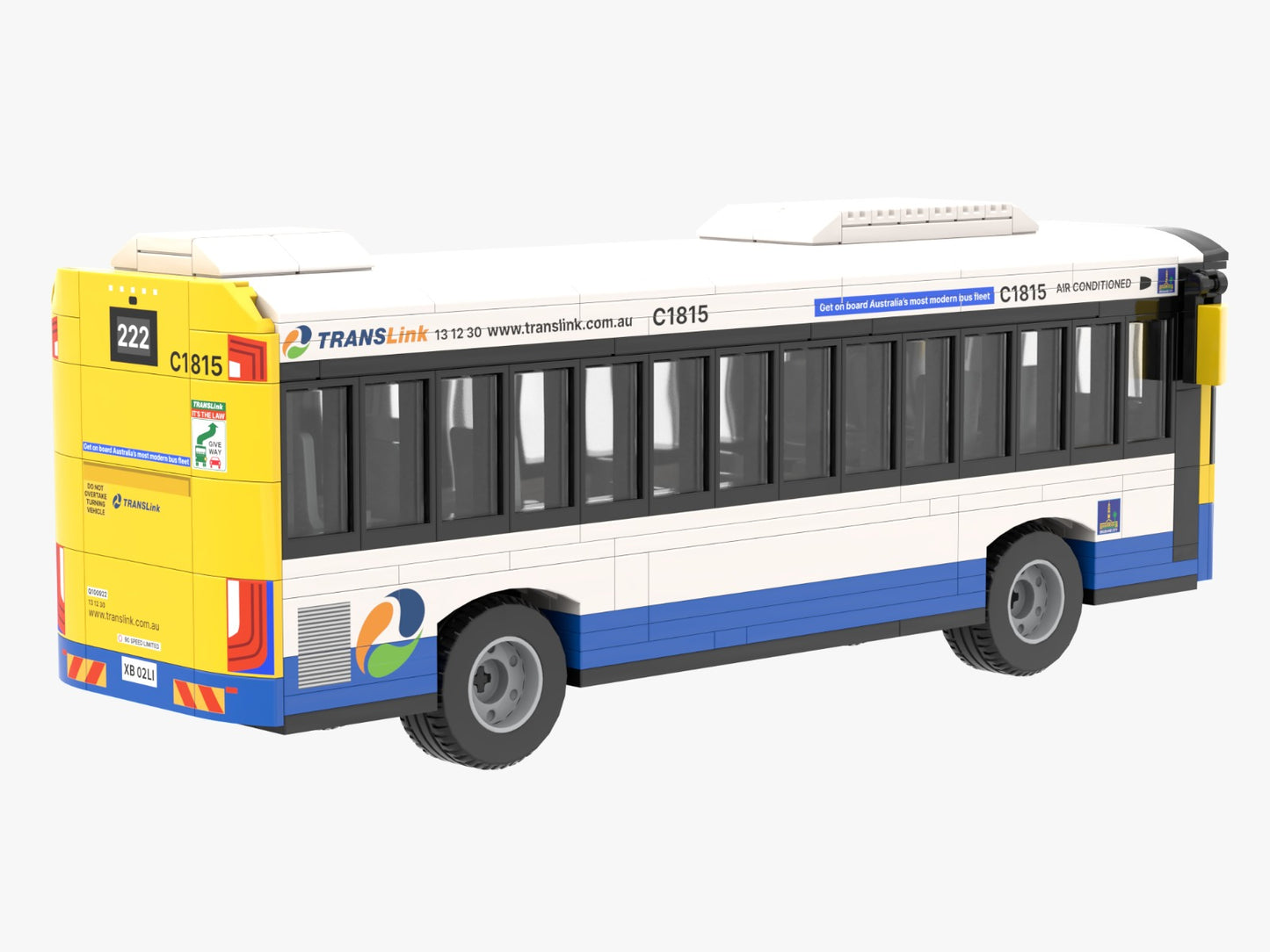 BuildingToys Brick Bus - Brisbane City Bus