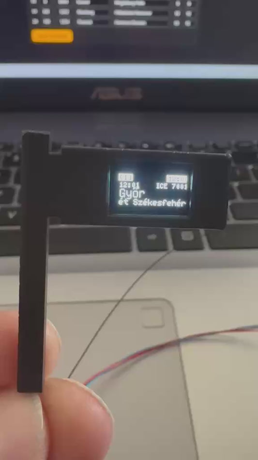 DK Models Electronic Destination Board - HO Scale