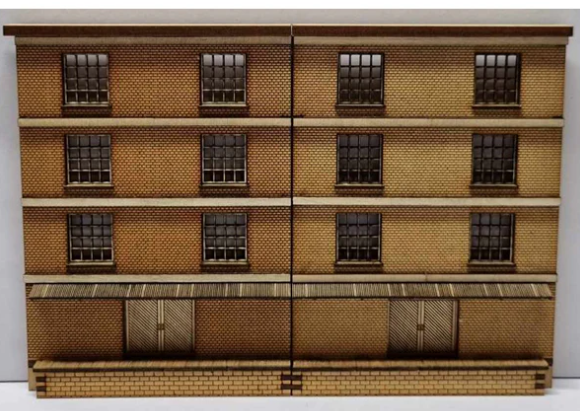Trackside Models Laser Cut Kit - Low Relief Warehouse - N Scale