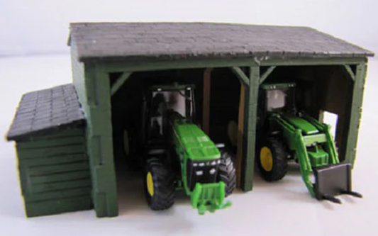 Trackside Models Laser Cut Kit - Tractor Shed  - N Scale