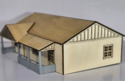Trackside Models Laser Cut Kit - "Station Masters House" - HO Scale