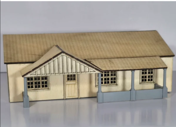 Trackside Models Laser Cut Kit - "Station Masters House" - HO Scale